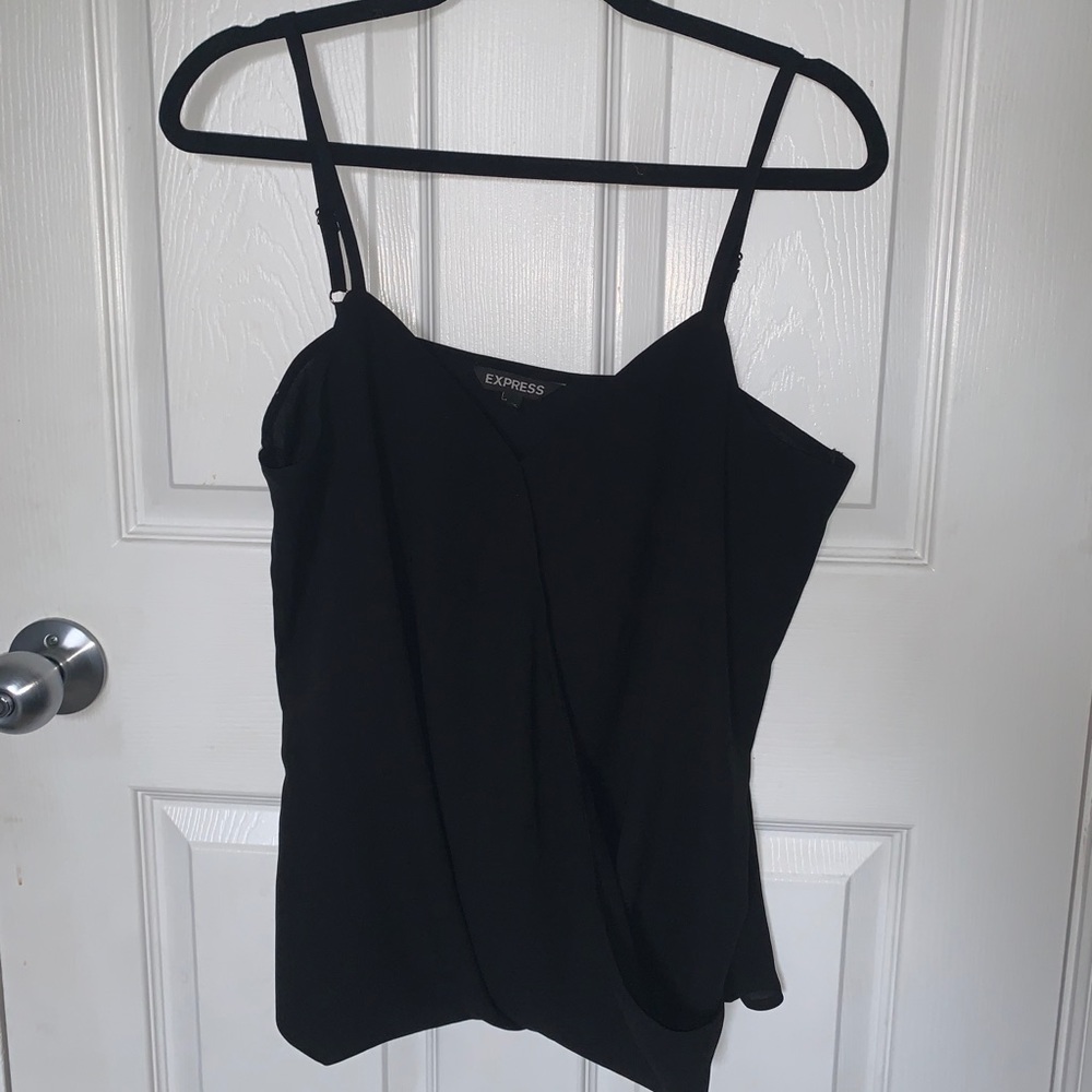 express cross tank top blouse
